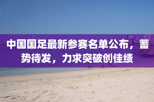 中国国足最新参赛名单公布，蓄势待发，力求突破创佳绩
