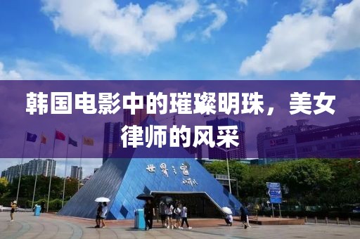 韩国电影中的璀璨明珠，美女律师的风采