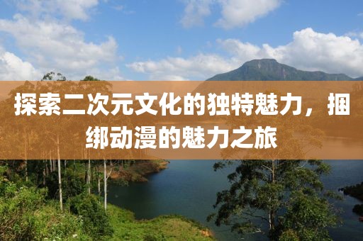 探索二次元文化的独特魅力，捆绑动漫的魅力之旅