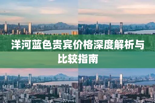 洋河蓝色贵宾价格深度解析与比较指南