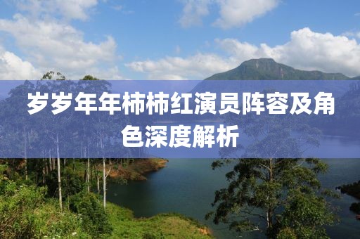 岁岁年年柿柿红演员阵容及角色深度解析