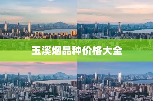 玉溪烟品种价格大全