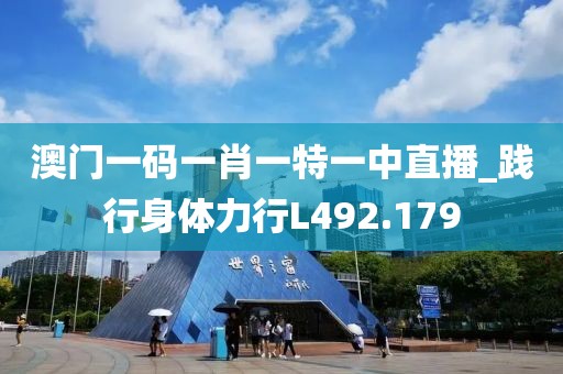 澳门一码一肖一特一中直播_践行身体力行L492.179