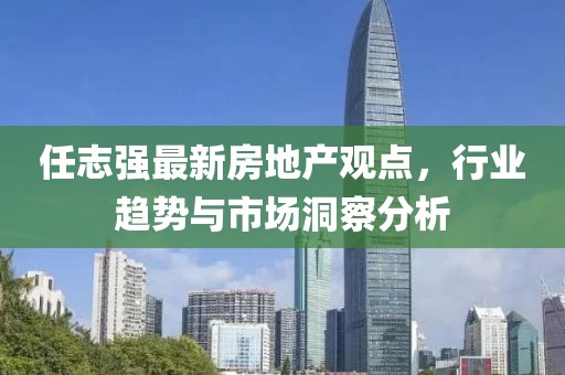 任志强最新房地产观点，行业趋势与市场洞察分析
