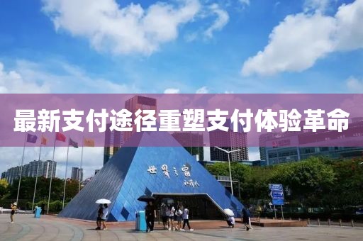 最新支付途径重塑支付体验革命