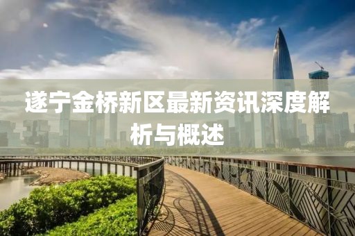 遂宁金桥新区最新资讯深度解析与概述