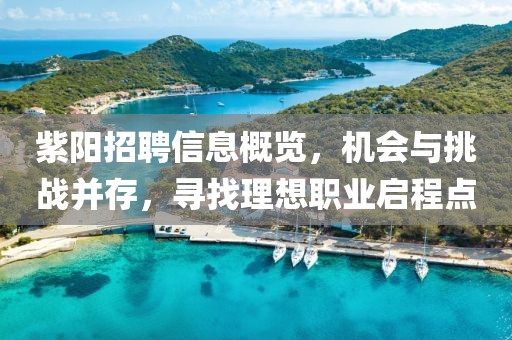 紫阳招聘信息概览，机会与挑战并存，寻找理想职业启程点