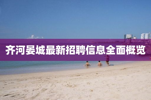 齐河晏城最新招聘信息全面概览