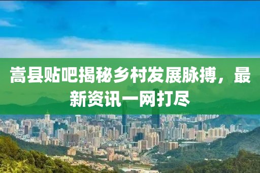 嵩县贴吧揭秘乡村发展脉搏，最新资讯一网打尽