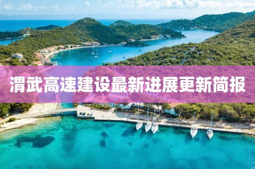 渭武高速建设最新进展更新简报