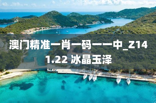 澳门精准一肖一码一一中_Z141.22 冰晶玉泽