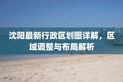 沈阳最新行政区划图详解，区域调整与布局解析