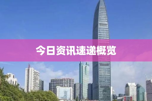 今日资讯速递概览