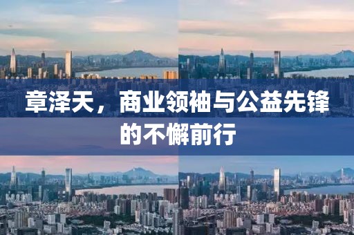 章泽天，商业领袖与公益先锋的不懈前行