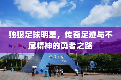独狼足球明星，传奇足迹与不屈精神的勇者之路