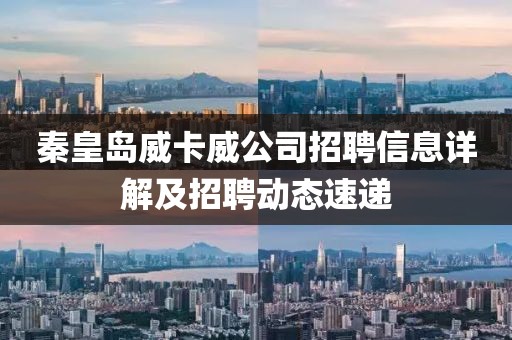 秦皇岛威卡威公司招聘信息详解及招聘动态速递