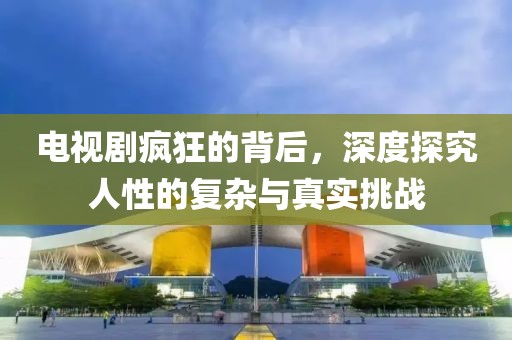 电视剧疯狂的背后，深度探究人性的复杂与真实挑战