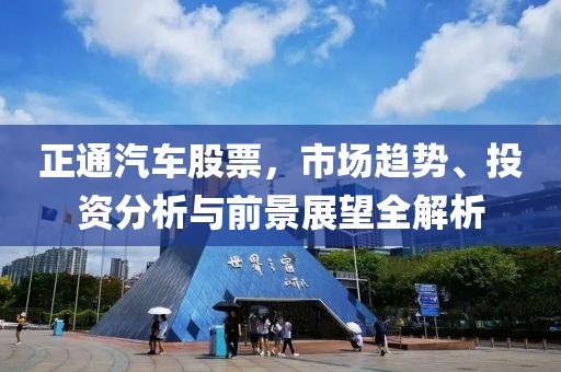 正通汽车股票，市场趋势、投资分析与前景展望全解析