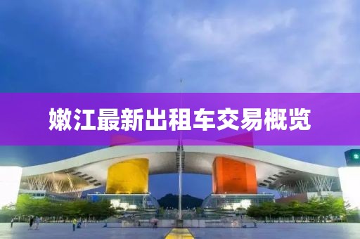 嫩江最新出租车交易概览