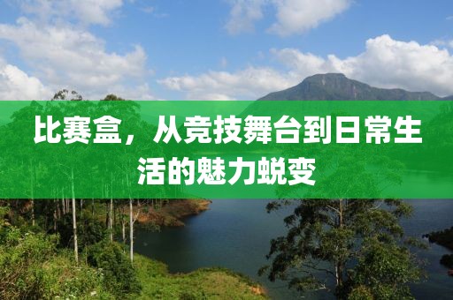 比赛盒，从竞技舞台到日常生活的魅力蜕变