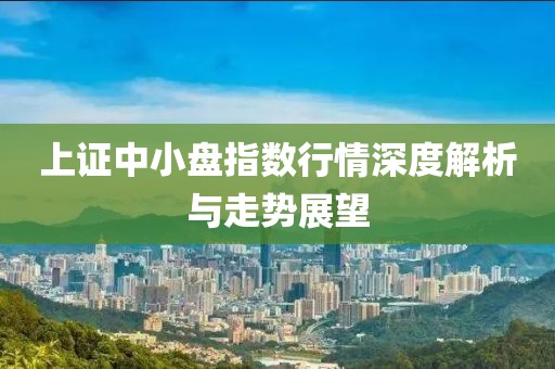 上证中小盘指数行情深度解析与走势展望