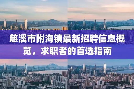 慈溪市附海镇最新招聘信息概览，求职者的首选指南