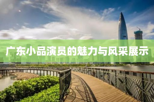 广东小品演员的魅力与风采展示