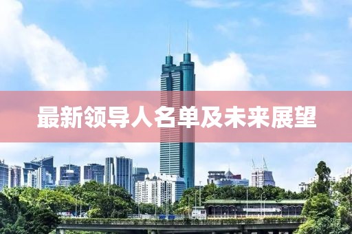 最新领导人名单及未来展望