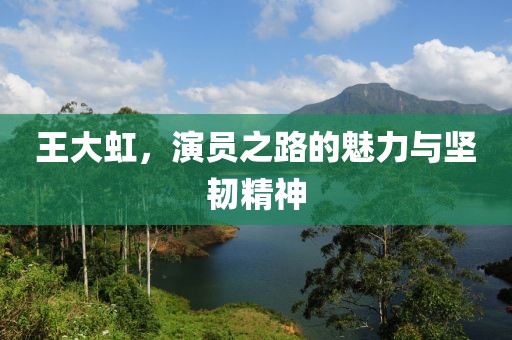 王大虹，演员之路的魅力与坚韧精神