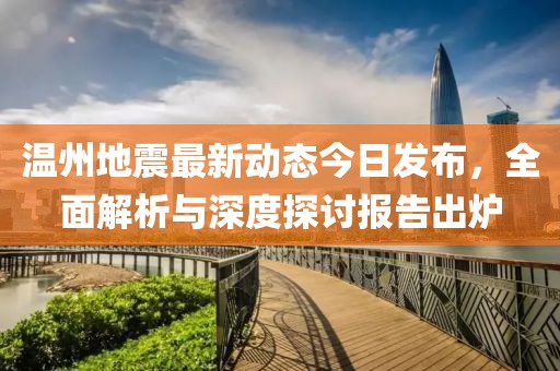 温州地震最新动态今日发布，全面解析与深度探讨报告出炉