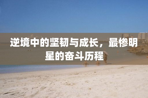 逆境中的坚韧与成长，最惨明星的奋斗历程