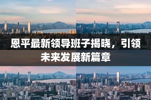 恩平最新领导班子揭晓，引领未来发展新篇章