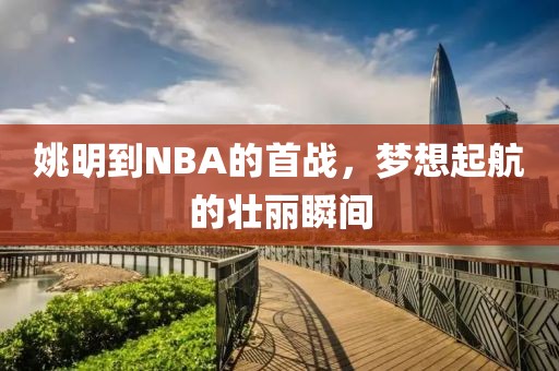姚明到NBA的首战，梦想起航的壮丽瞬间
