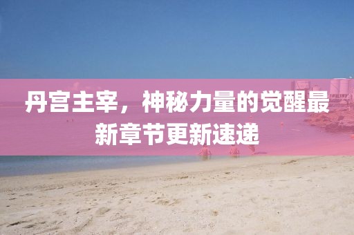 丹宫主宰，神秘力量的觉醒最新章节更新速递