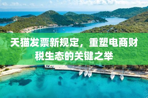 天猫发票新规定，重塑电商财税生态的关键之举