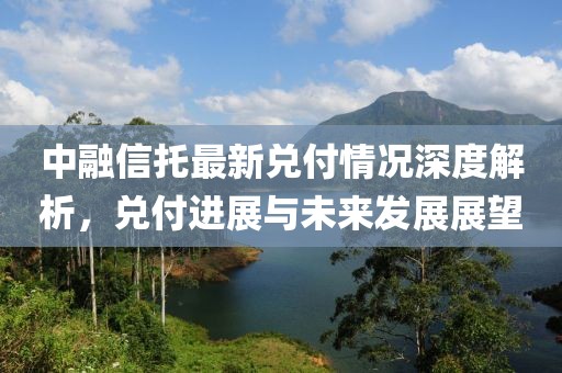 中融信托最新兑付情况深度解析，兑付进展与未来发展展望