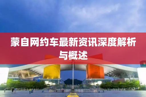蒙自网约车最新资讯深度解析与概述