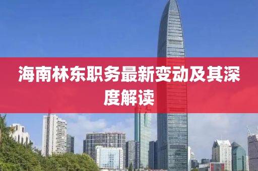 海南林东职务最新变动及其深度解读