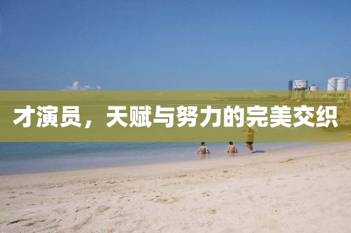 才演员，天赋与努力的完美交织