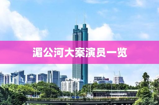湄公河大案演员一览