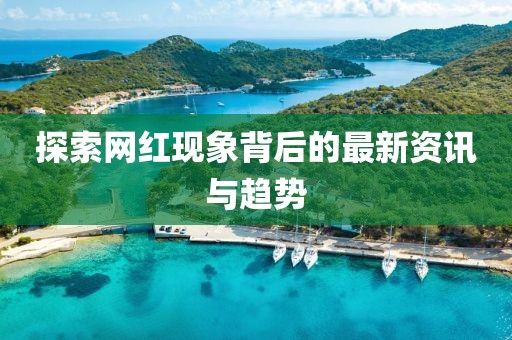 探索网红现象背后的最新资讯与趋势