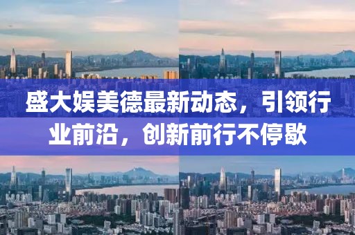 盛大娱美德最新动态,引领行业前沿,创新前行不停歇