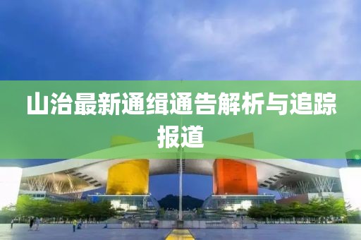 山治最新通缉通告解析与追踪报道