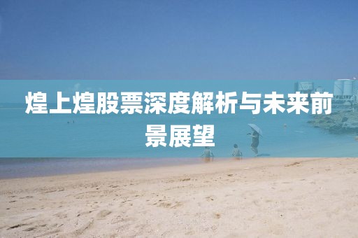 煌上煌股票深度解析与未来前景展望