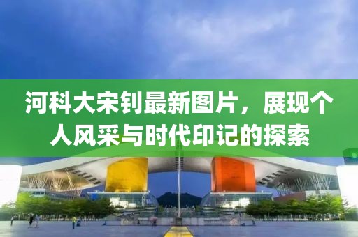 河科大宋钊最新图片，展现个人风采与时代印记的探索