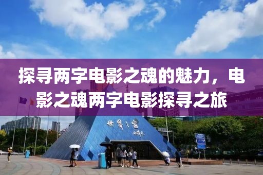 探寻两字电影之魂的魅力,电影之魂两字电影探寻之旅