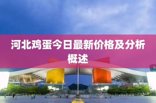 河北鸡蛋今日最新价格及分析概述
