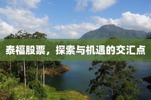泰福股票，探索与机遇的交汇点