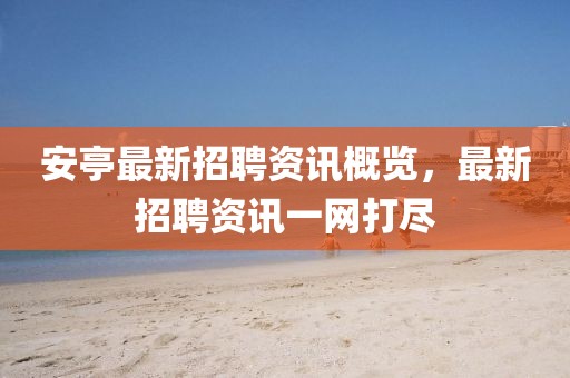 安亭最新招聘资讯概览，最新招聘资讯一网打尽
