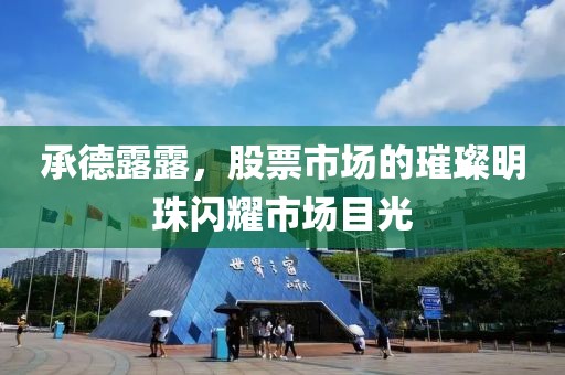 承德露露，股票市场的璀璨明珠闪耀市场目光